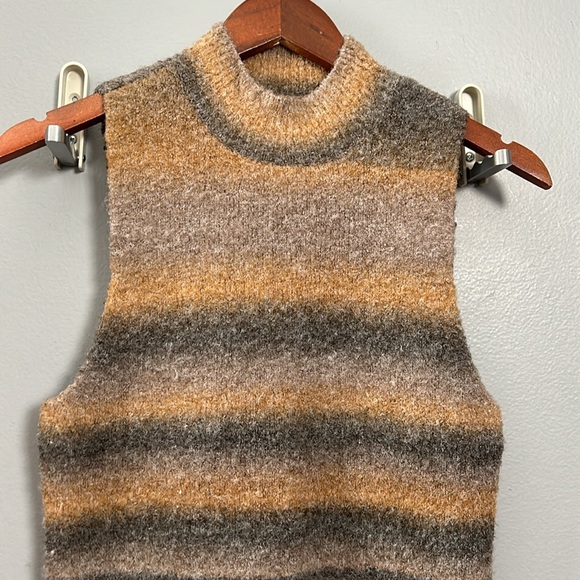 Worthington X Jason Bolden Womens Multi Ombre Striped Sleeveless Dress Size L - Picture 3 of 15